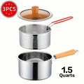 Stainless Steel Multifunctional Fryer- Deep Fryer with Basket-Non-Stick Saucepan-Deepfryer-Kitchenmusthaves-Suitable for Induction & Gas Stoves 1.5Quart