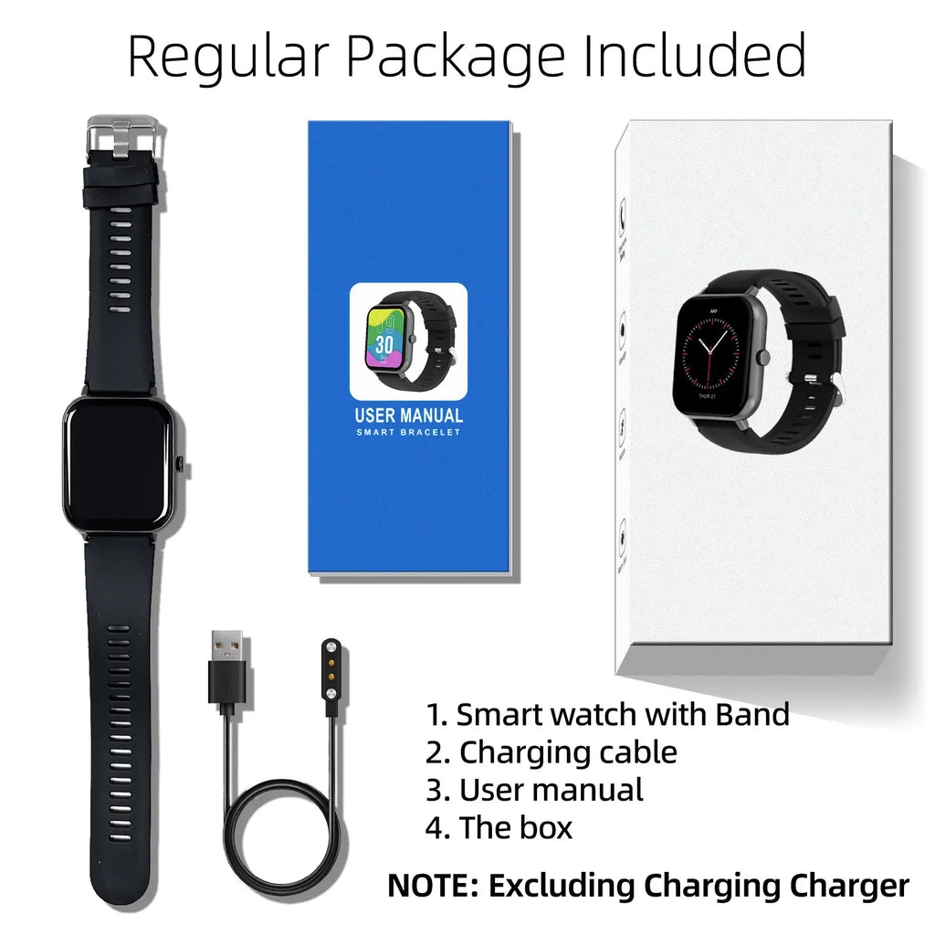 1.83" Touch Screen Smart Watch, Digital Fitness Watches with Call Function & 100+ Sports Modes, Multifunctional Electronic Fitness Watch, Smartwatch Watch, Wearable, Waterproof Smartwatch, Custom Wristwatch, Touchscreen Smartwatch #GLOBAL PICKS