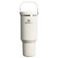 Stanley 40 Oz Stainless Steel Ice Flow Flip Straw Tumbler Calcite Calacatta